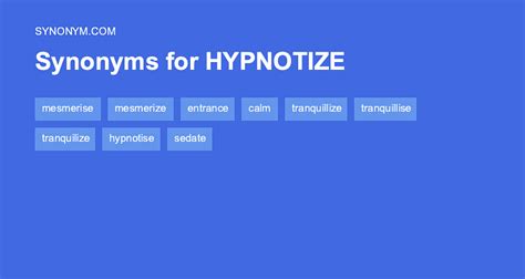 hypnotize synonym